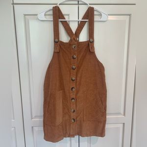 corduroy overall dress